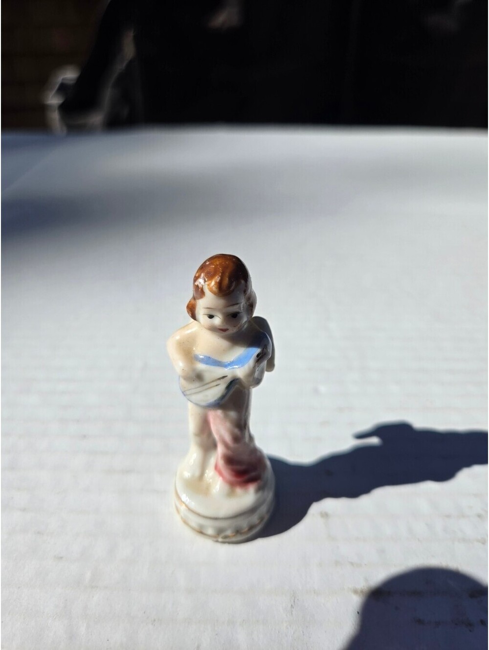 Vintage Made in Occupied Japan Porcelain Musician Figurine Miniature 1945–1952
